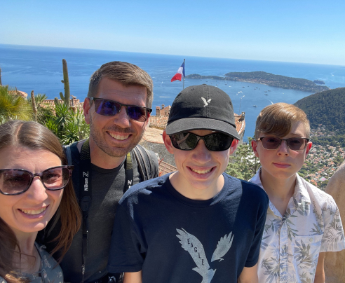 My family and I in the south of France. Summer of 2022.