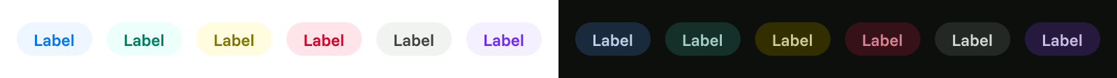 Kong badge colors across themes