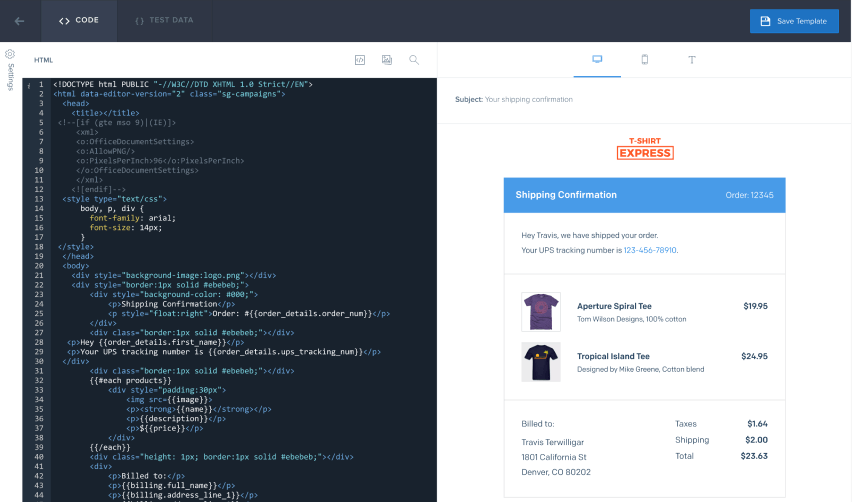 Sendgrid Dynamic Templates case study preview